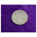 1942-S Walking Liberty Silver Half Dollar