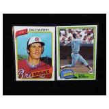 2 Dale Murphy Baseball Cards