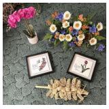 Home Decor, Fake Flowers and Pictures