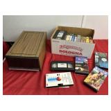 VCR Tapes with Holder