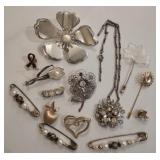 Lot of Misc. Pins - Broken Necklace