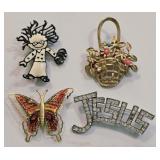SFJ Steinmetz Raggedy Ann Pin, More Pins