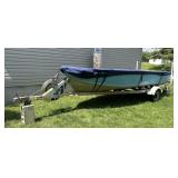1978 15ft John Boat with Flat Bottom