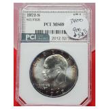 Graded 1972-S Eisenhower Silver Dollar MS69