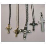 Lot of Cross Necklaces