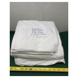 King Size Flat Sheet, Fitted Sheet and Two Pillow