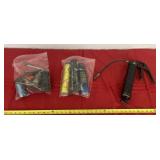 Manual Grease Gun with Several Tubes of