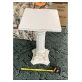 White Ceramic Table 23" Tall
