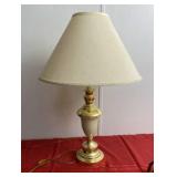 Nice Tan and Gold Lamp