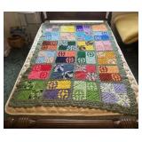 Knitted Blanket 68" x 46"