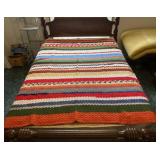 Knitted Blanket 74" x 57"