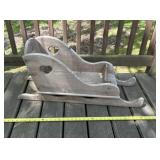 Wooden Decorative Sleigh