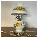 Vintage "Gone with the Wind" style Milk Glass