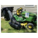 2000 LX288 John Deere Mower with Bagger. 48" Deck,