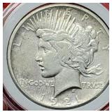 1921 Morgan Silver Dollar