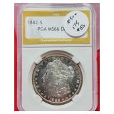 1882-S DMPL Morgan Silver Dollar