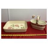 Franciscan Portugal Dish and Basket