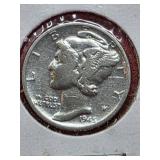 1945-D Mercury Dime