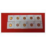 10-1974-1975S Lincoln Proof Pennies
