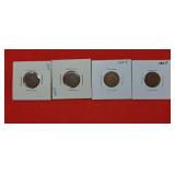 4-1907 Indian Head Pennies