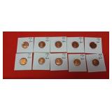 10-1972S Lincoln Proof Pennies