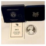 2012-W American Eagle 1oz Silver Proof Coin