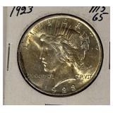 1923 Peace Silver Dollar