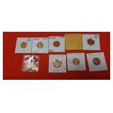 10-1958-60 Lincoln Proof Wheat Pennies