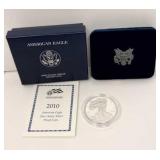 2010-W American Eagle 1oz Silver Proof Coin