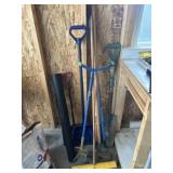 Shovels, Rakes, Snow Shovel, and Broom