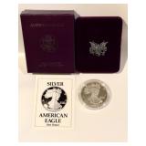 1990-S American Eagle 1oz Silver Bullion