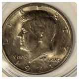 1971 Kennedy 40% Silver Half Dollar