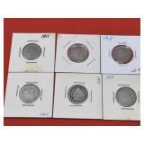 6-1911 Liberty Nickels