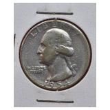 1954 Washington Silver Quarter