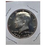 1776-1976-S Bicentennial Kennedy 40% Silver Half