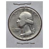 1943-S Washington Silver Quarter