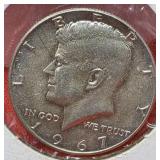 1967 Kennedy 40% Silver Half Dollar