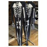 Two Skeleton Costumes One Size Fits Most