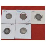 5-1906 Liberty Nickels