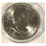 2014 Canadian $5 Silver 1oz Coin