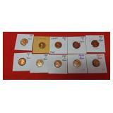 10-1968-1969S Lincoln Proof Pennies