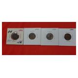 4-1891 Indian Head Pennies