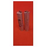 1-1971D Penny Roll 1-1973D Penny Roll