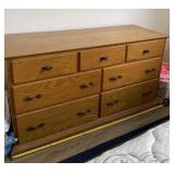 7 Drawer Dresser 61.5"X24"X33" Unknown Brand