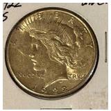 1922-S Peace Silver Dollar