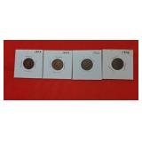 4-1906 Indian Head Pennies