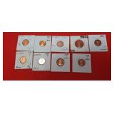 9- 1985-2008 Lincoln Proof Pennies