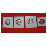3-1977s Jefferson Nickel Mint Proof 1-1978s