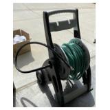 Mobile Hose Reel with Garden Hose and Good Ends
