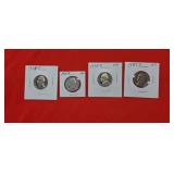 1-1973s Jefferson Nickel Mint Proof 3-1975s